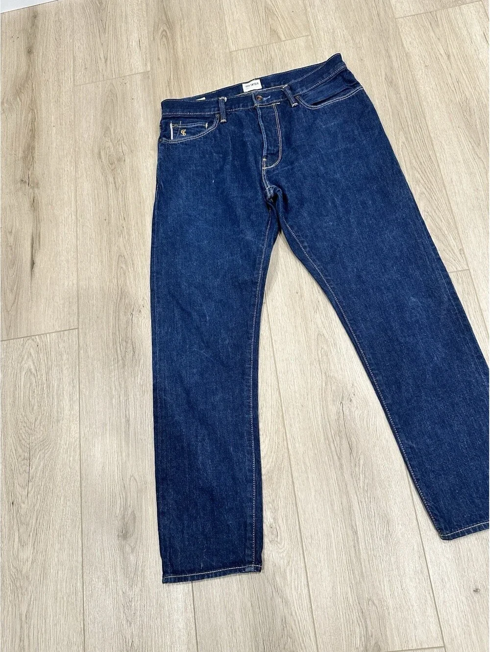 Todd Snyder Selvedge Jeans 32x29 Blue Slim Raw Denim 12.5 Oz Cotton